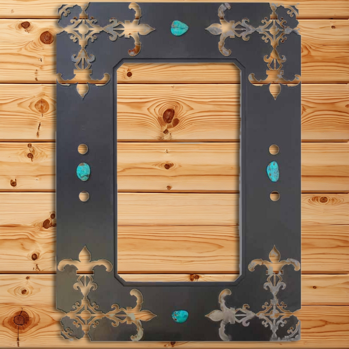 MVB-6007 30" Fleur De Lis Mirror