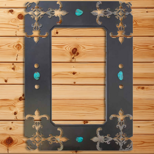 MVB-6007 30" Fleur De Lis Mirror