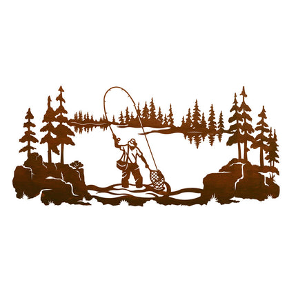 Fly Fishermen Wall Art - 57"