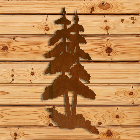 WA-4278 Pine Tree Three Wall Art - 42"