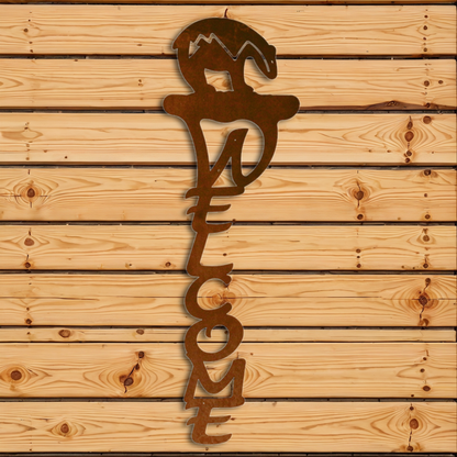 WE-2023 Fetish Bear Vertical Welcome Sign