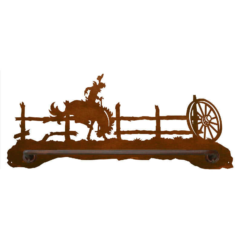 BA-8905 Bronc Scenic Hand Towel Bar