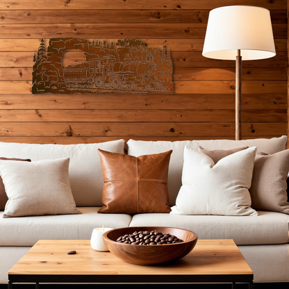 Train Locomotive Wall Art - 42"