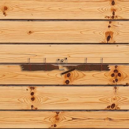 CH-5477 Snowboarder Burnished Four Hook