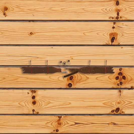 CH-5477 Snowboarder Burnished Four Hook