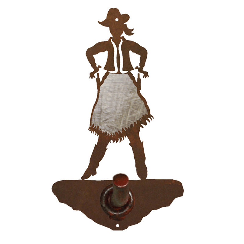 BA-8216 Cowgirl Robe Hook Burnished