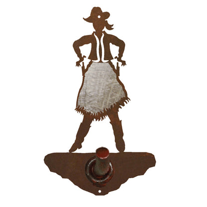 BA-8216 Cowgirl Robe Hook Burnished
