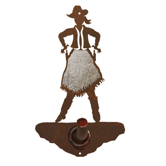 BA-8216 Cowgirl Robe Hook Burnished
