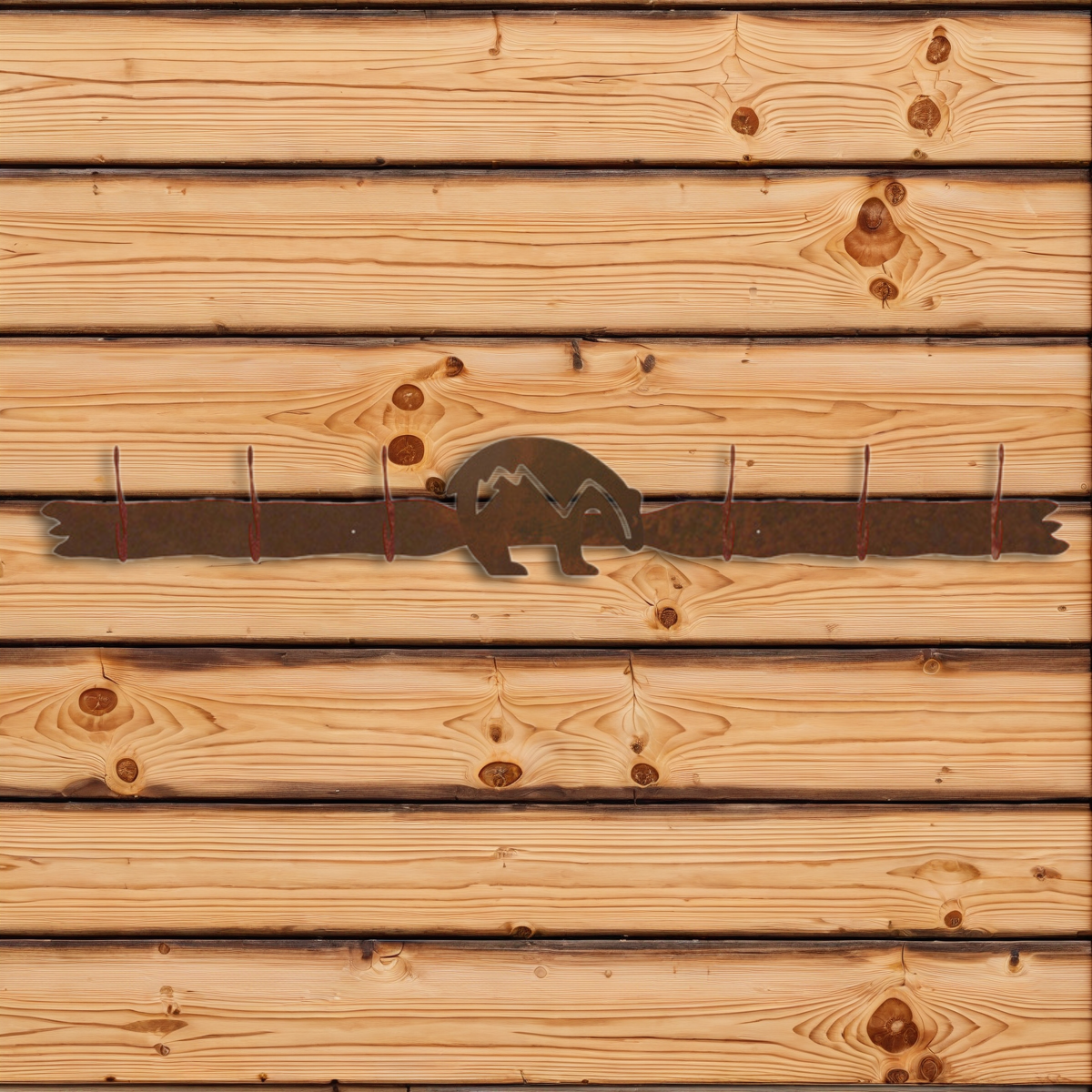 CH-5624 Fetish Bear Six Hook Burnished