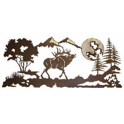 Elk 57" Burnished Wall Art