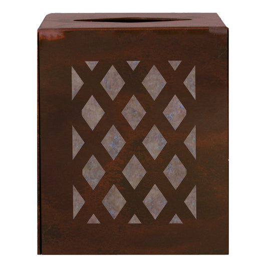 Lattice Square Tissue Box Cover