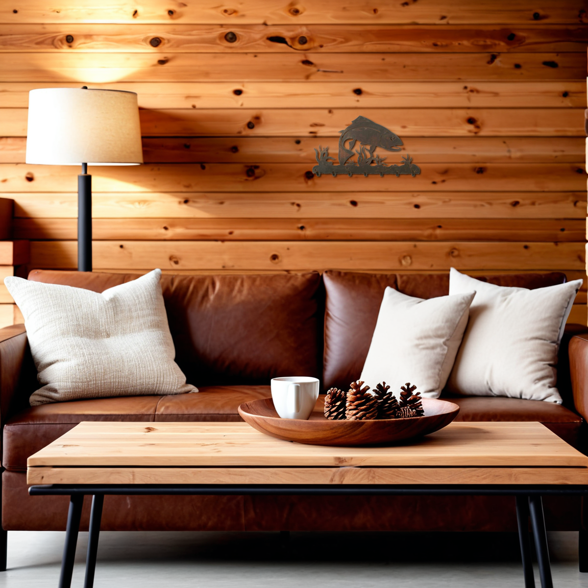 Trout Key Chain Holder