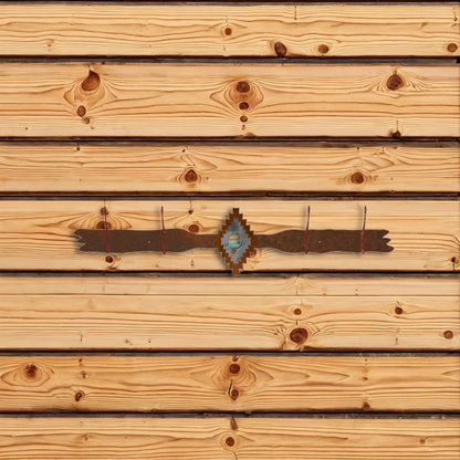 CH-4626 Desert Diamond with Turquoise Six Hook