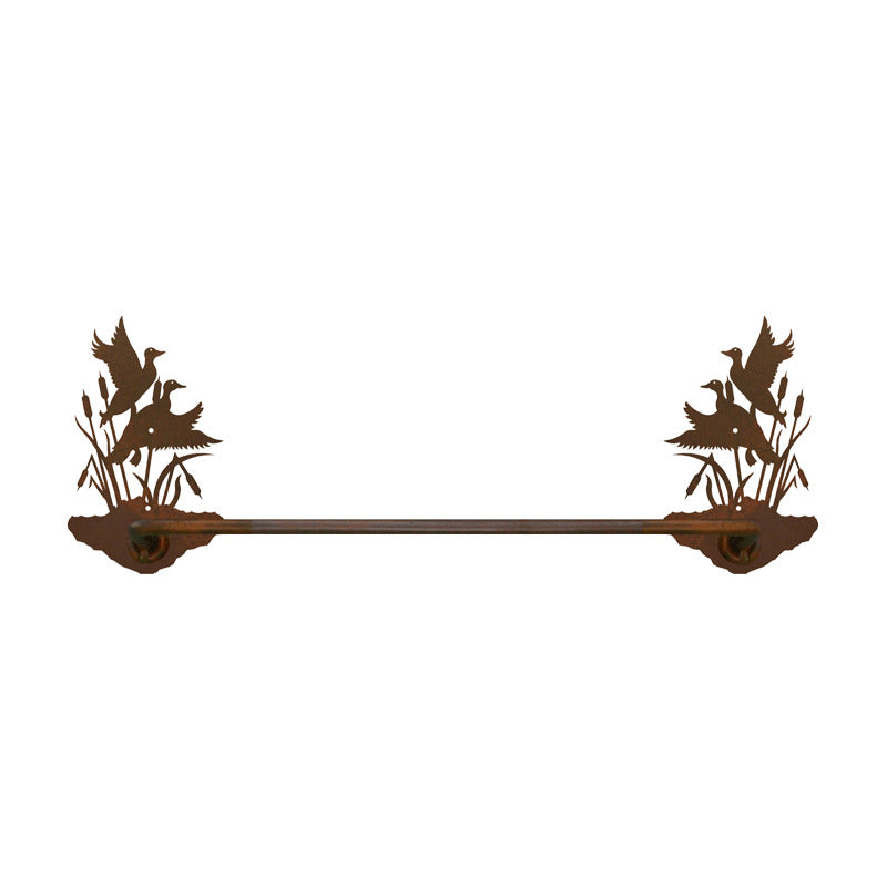 BA-8427 Ducks in the Cattail Hand Towel Bar
