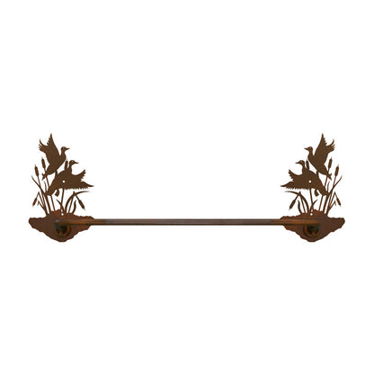 BA-8427 Ducks in the Cattail Hand Towel Bar