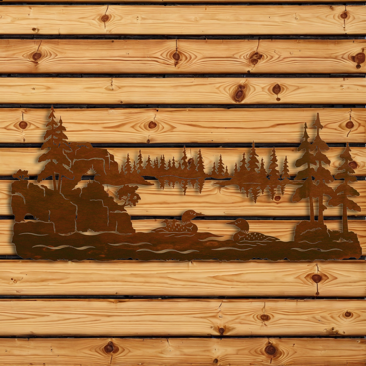 WA-6054 Loon Wall Art - 57"