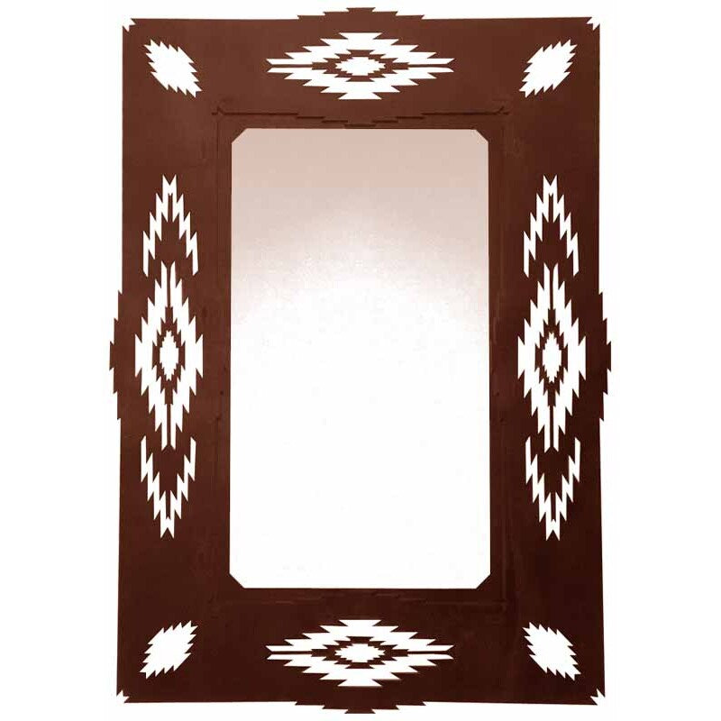 36" Southwest Desert Diamond Mirror