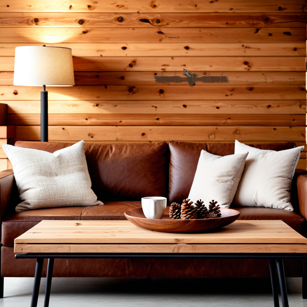 Hummingbird Burnished Four Hook