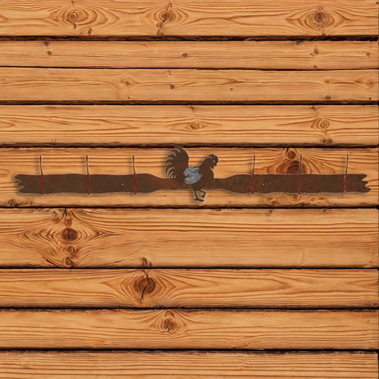 CH-5672 Rooster Six Hook Burnished