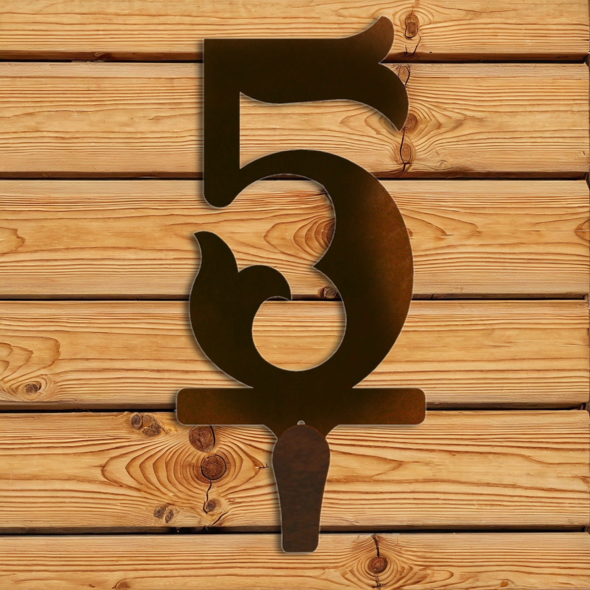 CHL-605 5 Western Font Single Coat Hook