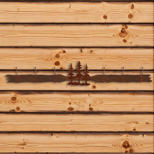CH-5647 Triple Pine Trees Six Hook