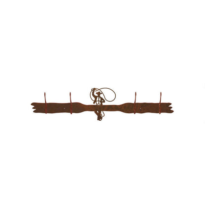 Roping Cowboy Four Hook