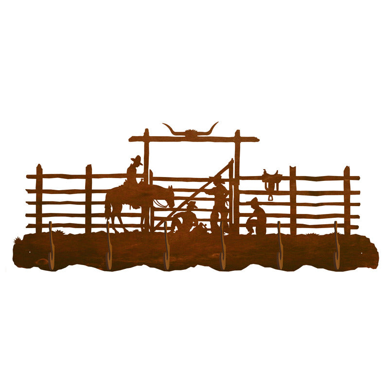 Cowboy Corral Scenic Six Hook