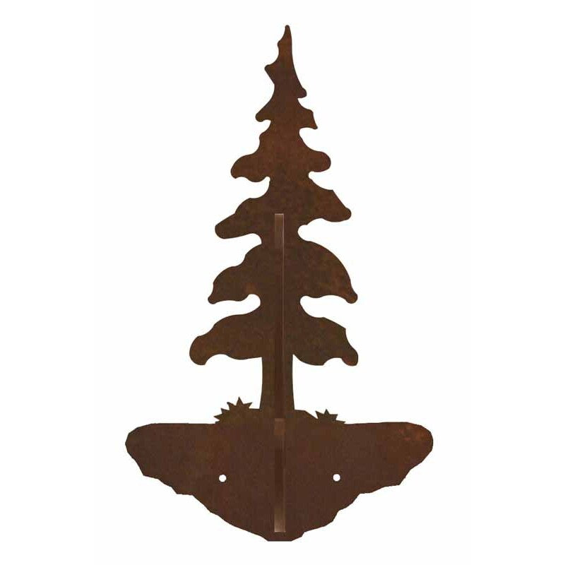 Single Pine Tree Double Coat Hook