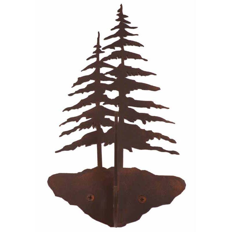 Double Pine Tree Double Coat Hook