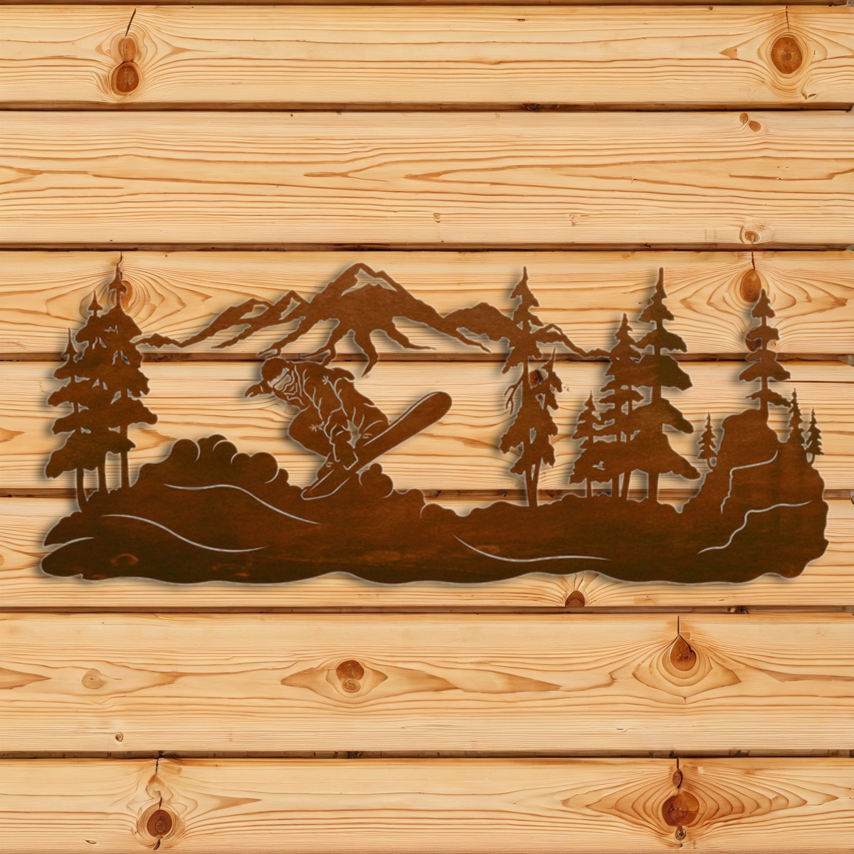 WA-4271 Snowboarder Wall Art - 42"