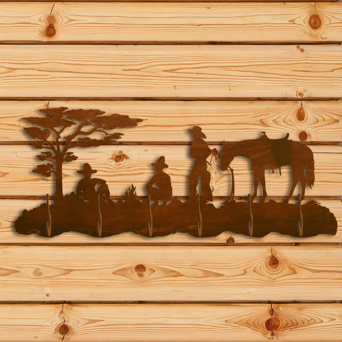 CH-5756 Cowboy Camp Scenic Six Hook