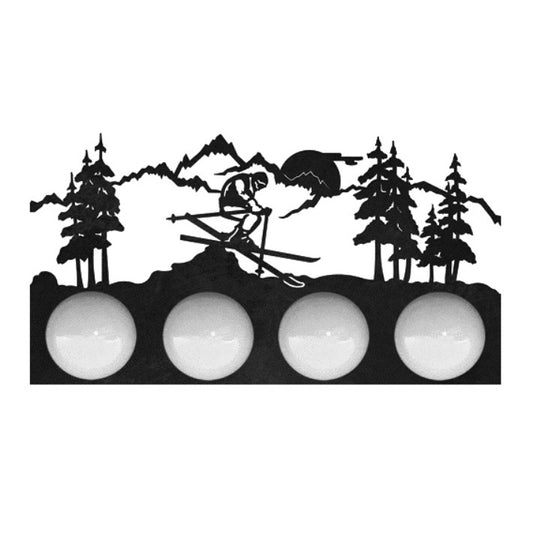 LST-7425 Skier Four Light Vanity