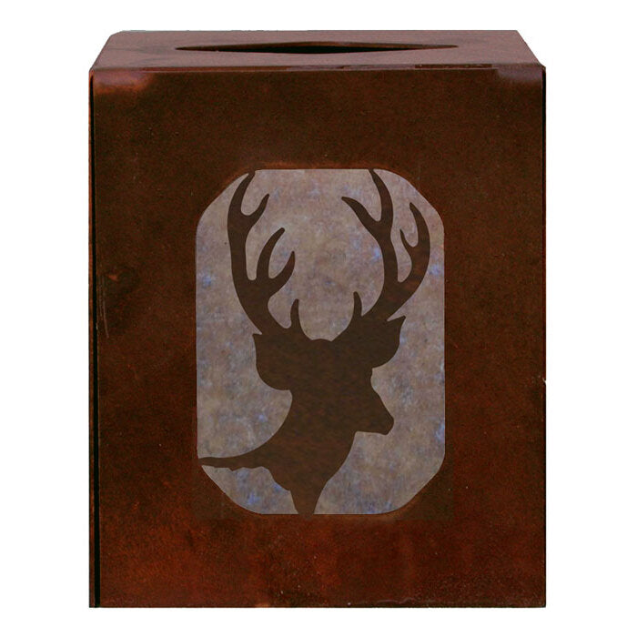TC-9272 Deer Square Tissue Box Cover
