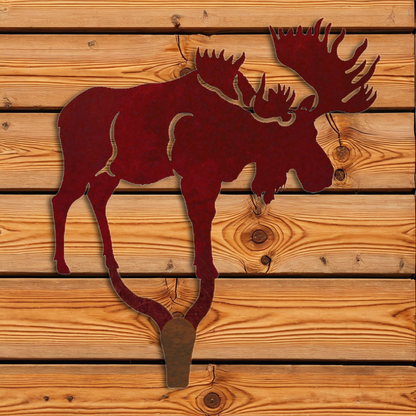 CHL-175 Moose Large Single Coat Hook