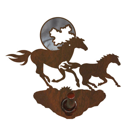 Horse Robe Hook Burnished