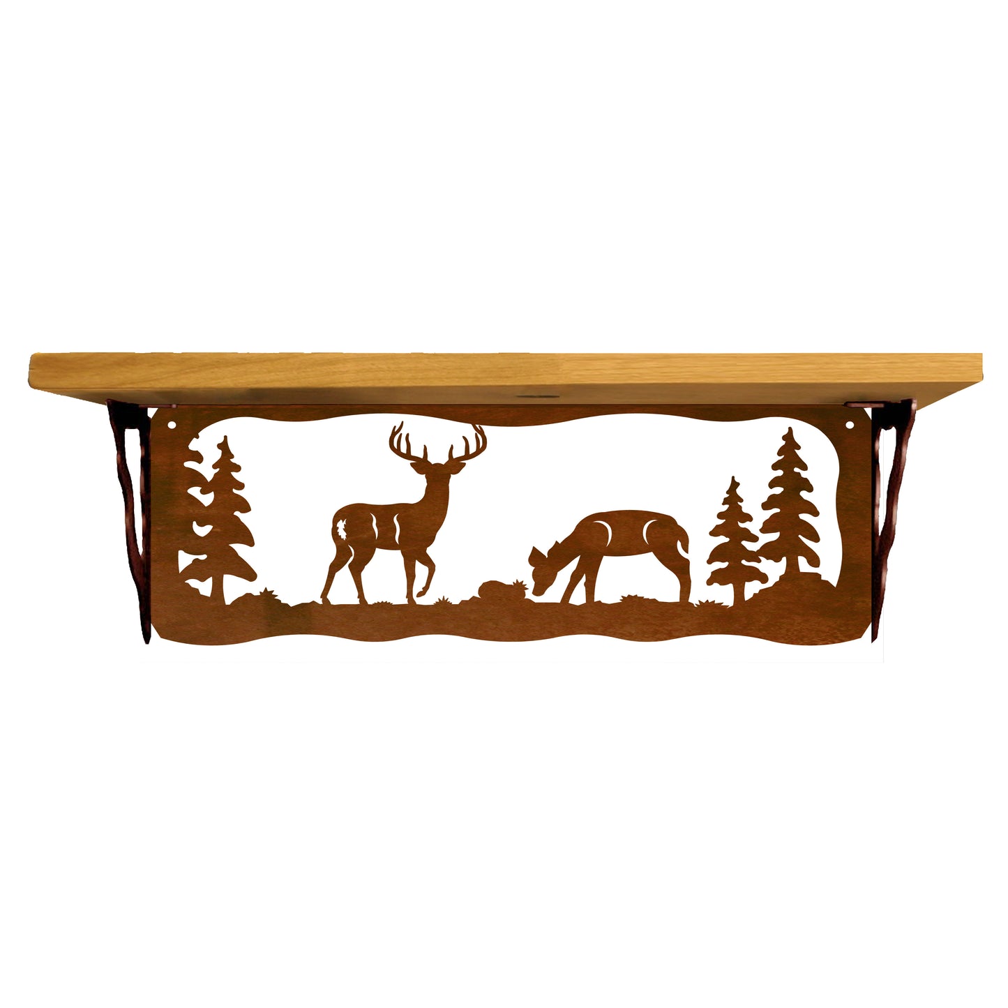 Deer Family 20" Shelf