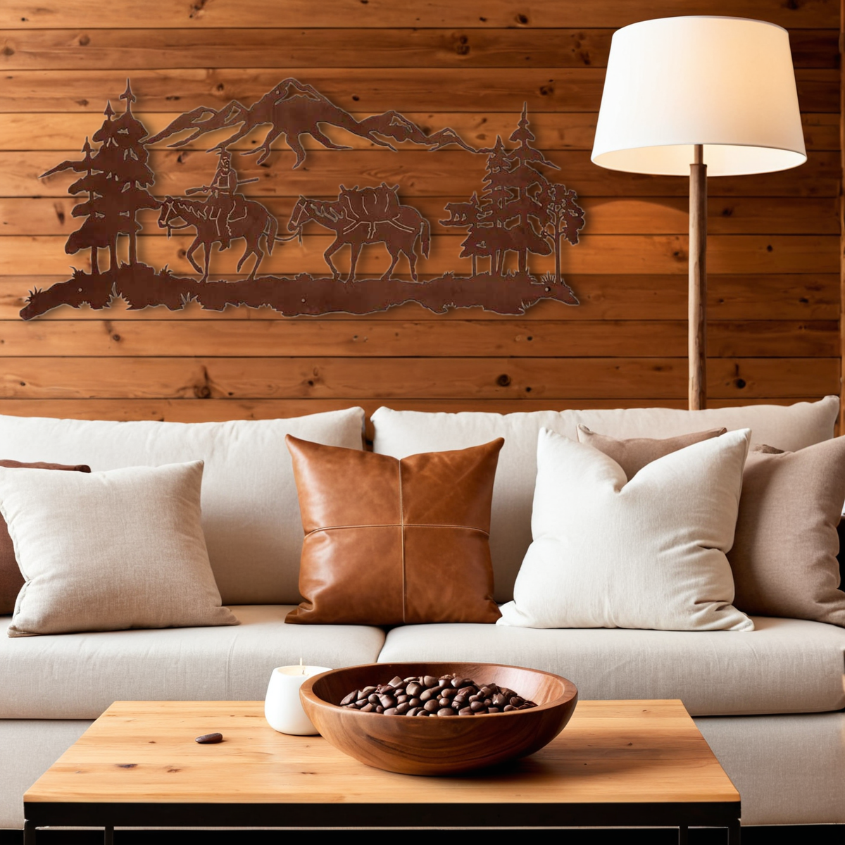 Mountain Man Wall Art - 57"