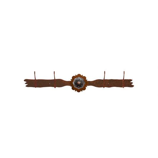 Round Copper Pico Concho Six Hook