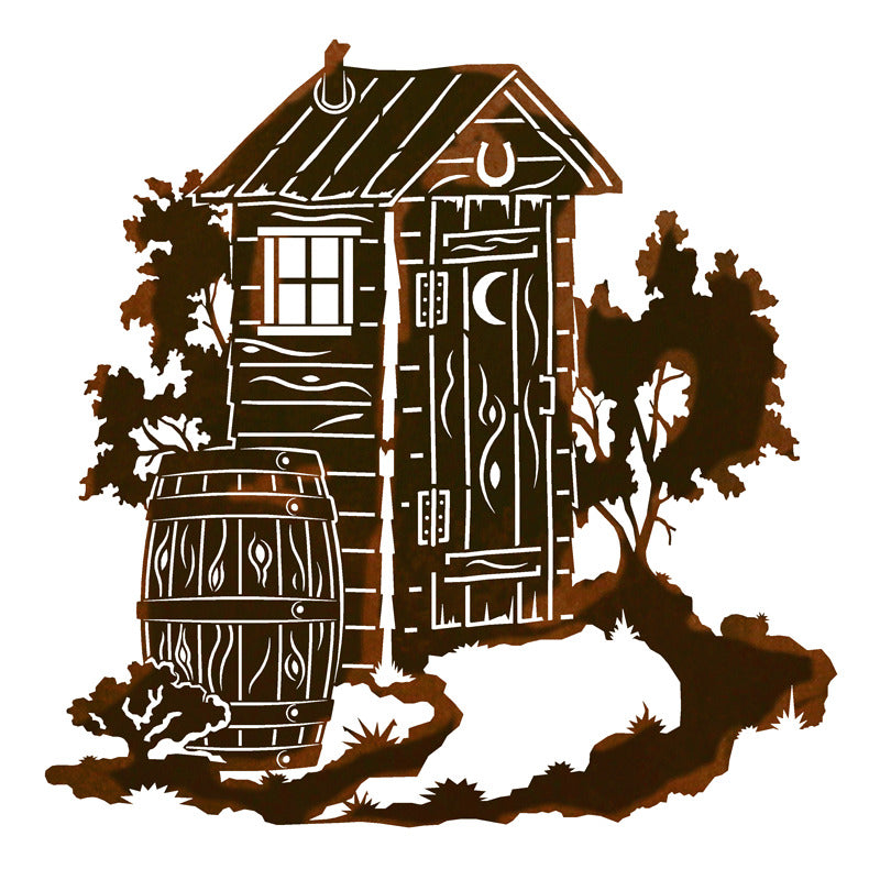Outhouse Wall Art - 30"