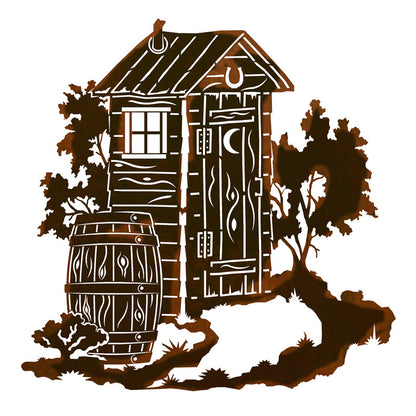 Outhouse Wall Art - 30"