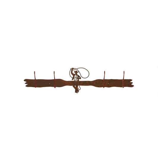 Roping Cowboy Four Hook