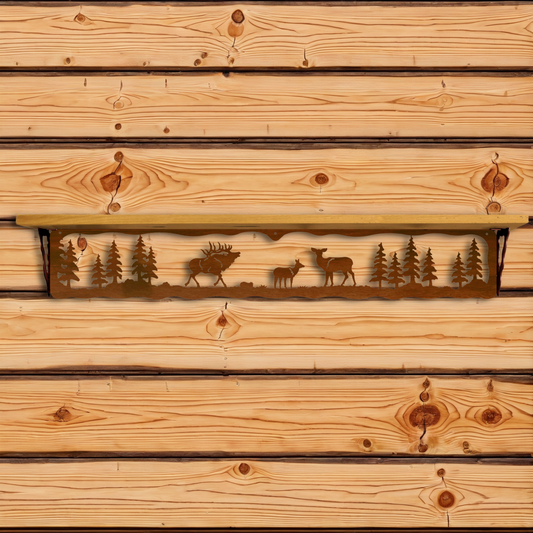 SW-8020 Elk Family 42" Shelf