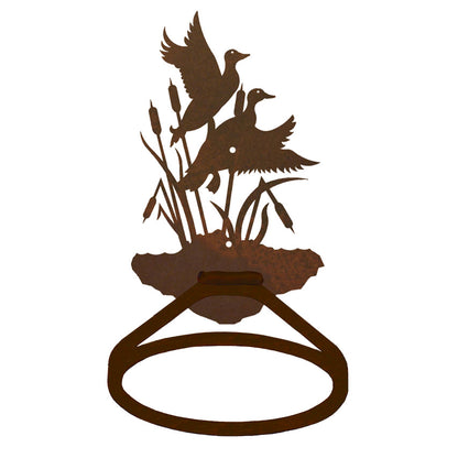 BA-8327 Ducks in the Cattail Towel Ring