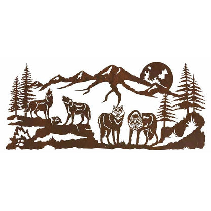 Wolves Wall Art - 57"