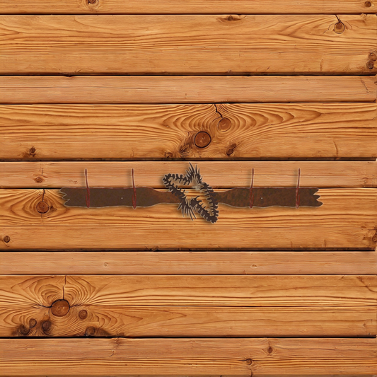 CH-5441 Pine Cone Burnished Four Hook