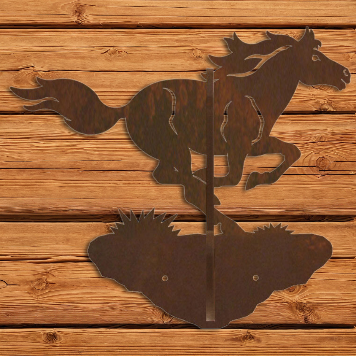 CH-5276 Running Horse Double Coat Hook