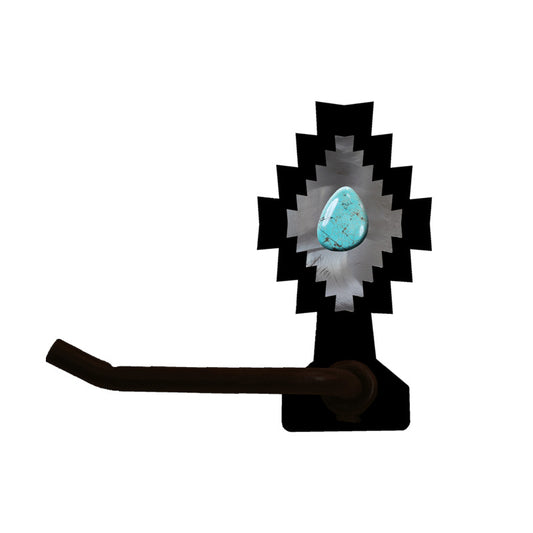 BA-8662 Desert Diamond Turquoise Tissue Holder
