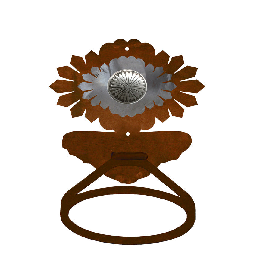 Sunburst Concho Towel Ring
