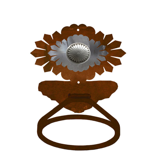 Sunburst Concho Towel Ring