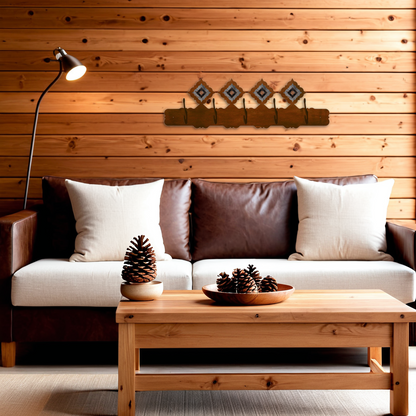 Copper Concho Diamond 5 Hook